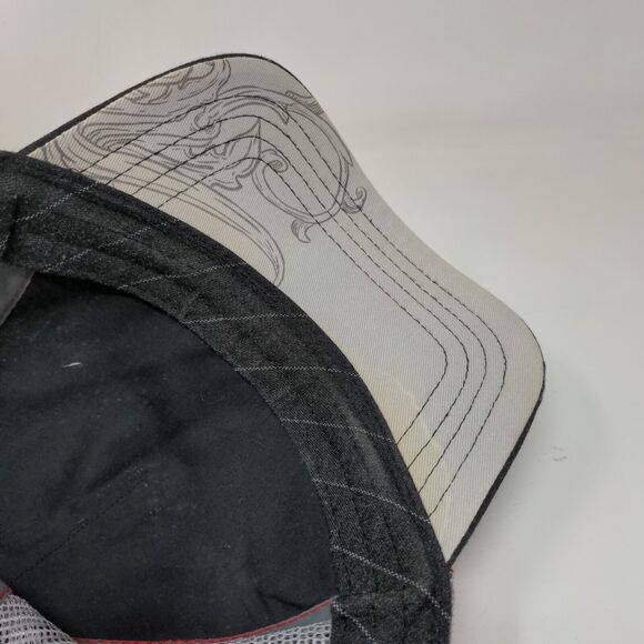 Bio-Domes Headgear Snapback Mesh Back Trucker Hat Gray OSFM Studded - Picture 8 of 9